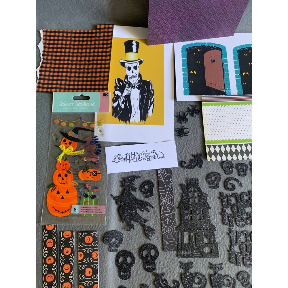 Halloween Scrapbooking & Craft Supplies Lot - Picture 4 of 11